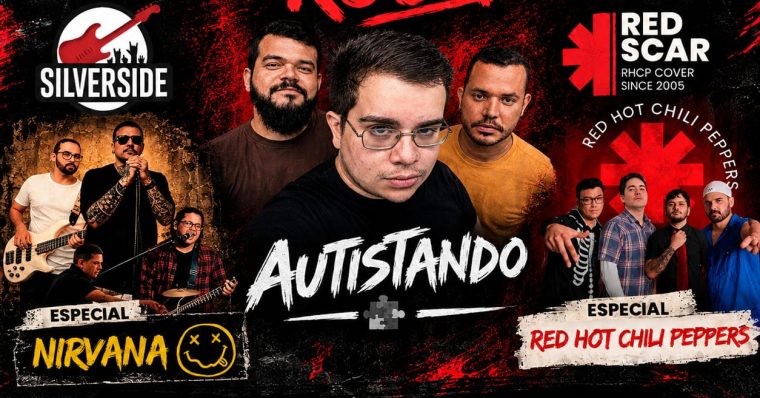Autistando abre a 2ª edição da Embaixada Rock, que terá Silverside e Red Scar em Itapipoca